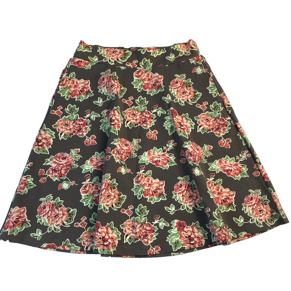Matilda Jane Women's Size Small Cheryl Skater Skirt Pull On Pockets Preppy Work